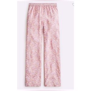 J. Crew Pink Paisley Palazzo Pants - NWT Sz 6